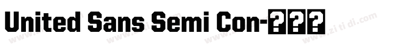 United Sans Semi Con字体转换